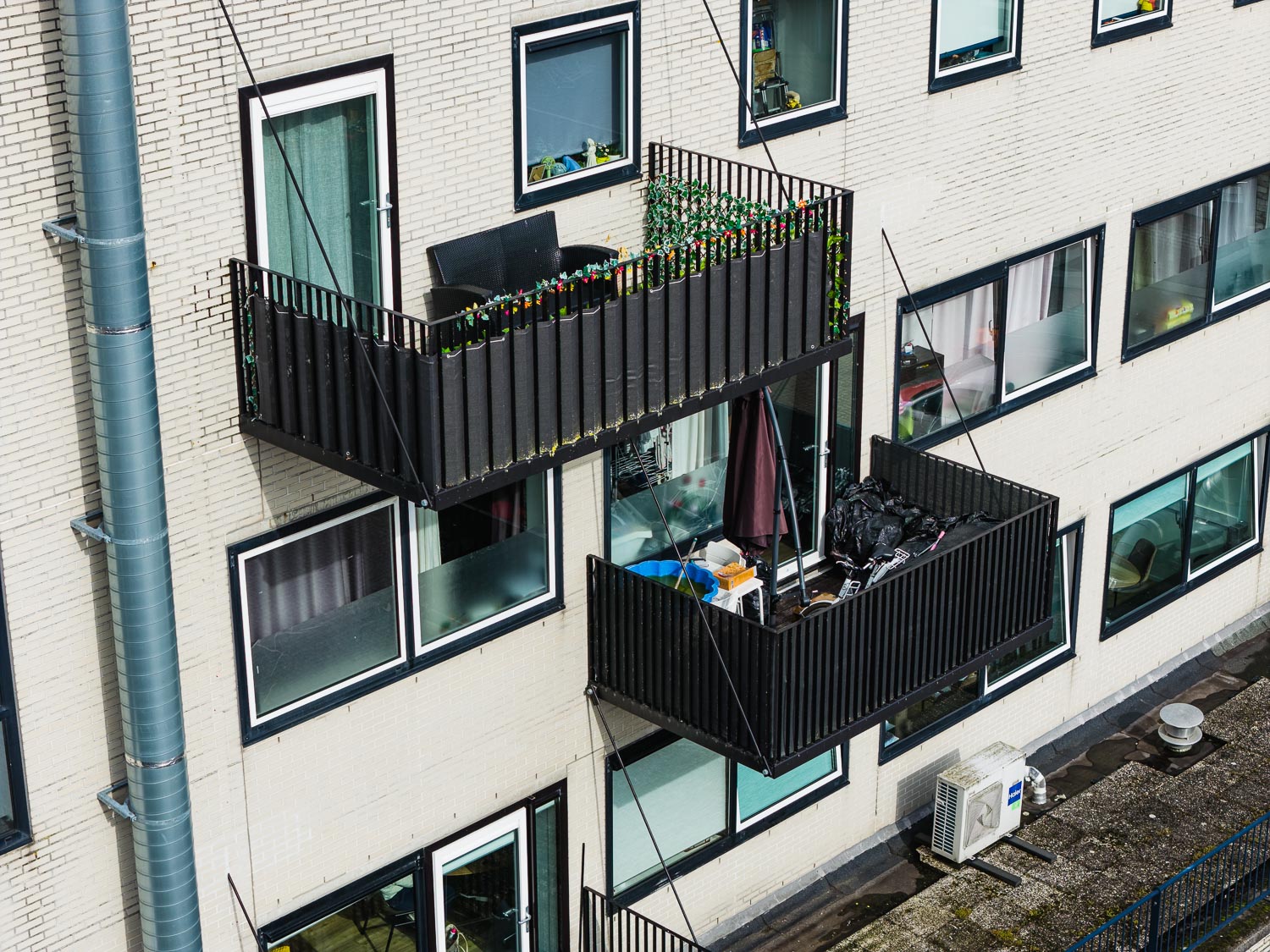 Renovatiewerkzaamheden aan appartementen in Lelystad